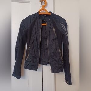Armani Exchange Black Bomber Jacket